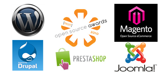 Prestashop y WordPress finalistas 2010 mejores aplicaciones