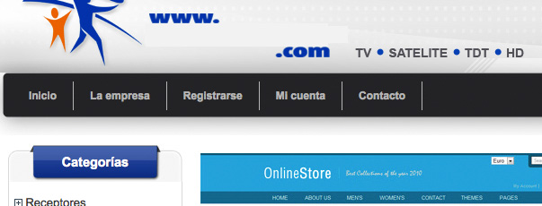 Menú horizontal prestashop 1.4