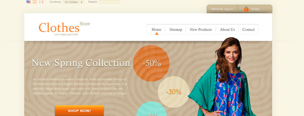 Tema Prestashop 1.4 Clothestore