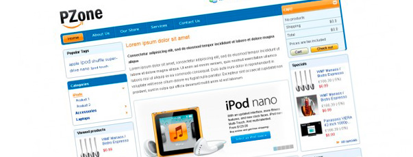 Tema Prestashop 1.4, Pzone