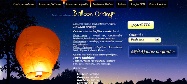 Tienda online de la semana: Sky lantern