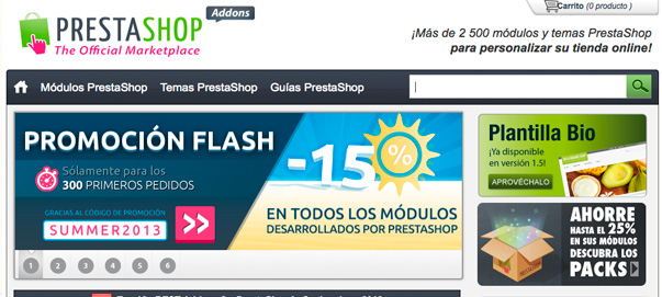 Prestashop, la evolución del mercado de módulos