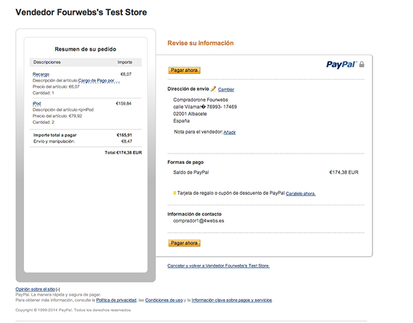 pago-prueba-prestashop-paypal-recargo
