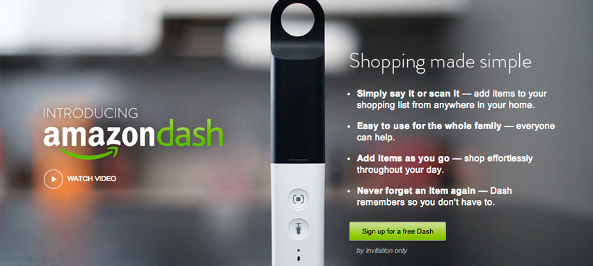 Amazon Dash, la compra desde cualquier lugar