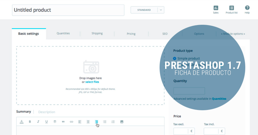 Prestashop 1.7: Rediseño toda su página de producto