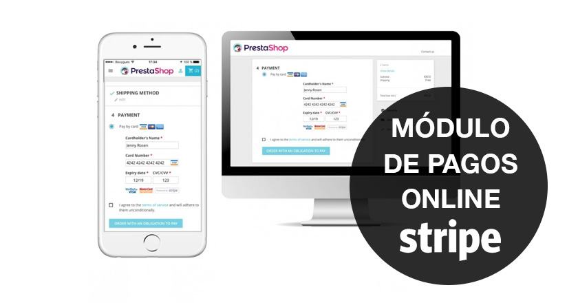 Nuevo método de pago Stripe para Prestashop