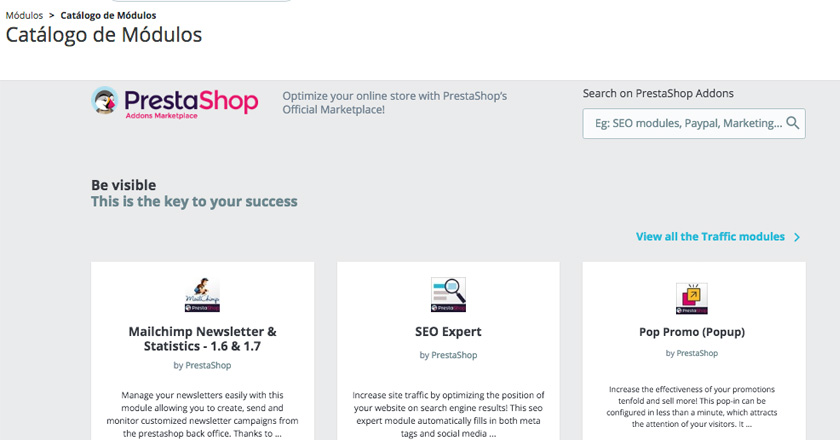¿Qué entendemos por módulo en Prestashop?