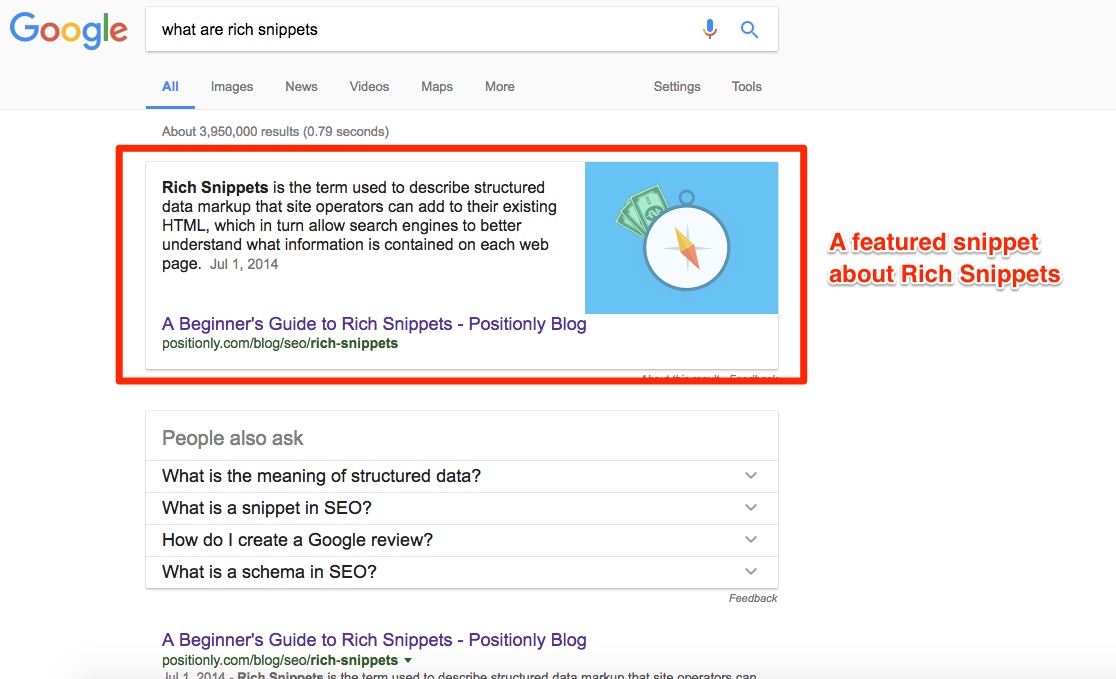 Featured snippet