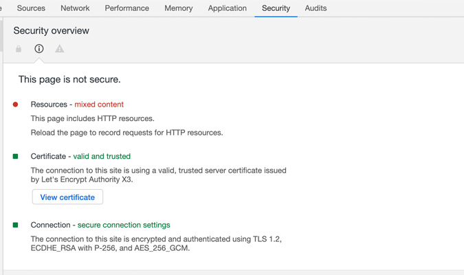 SSL en Chrome